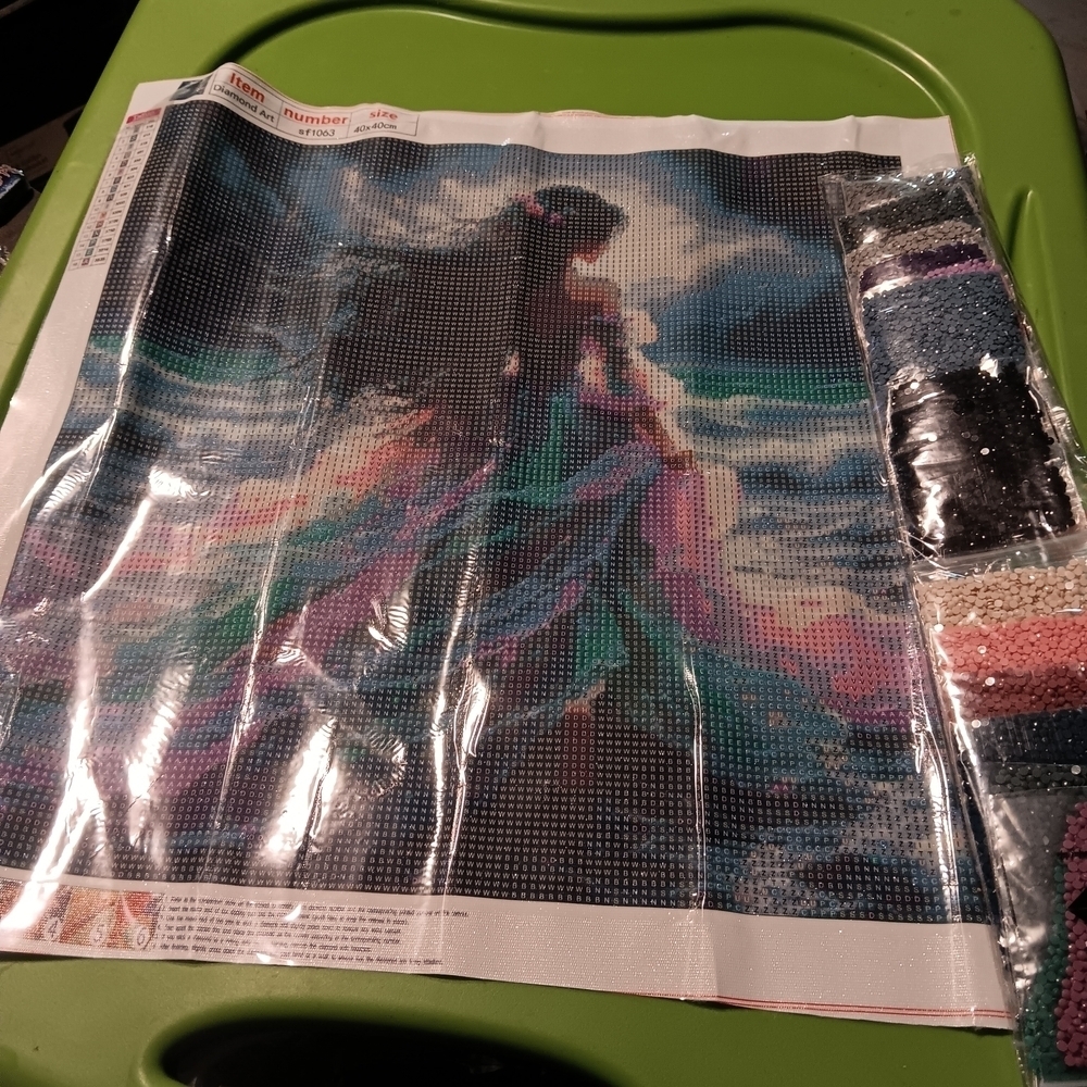 Mystical Ocean Woman Diamond Art Painting Kit 40x40